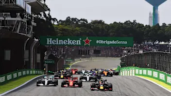 SAO PAULO, BRAZIL - NOVEMBER 17: Max Verstappen of the Netherlands driving the (33) Aston Martin