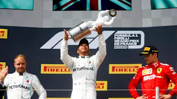 CIRCUIT PAUL RICARD, FRANCE - JUNE 23: Valtteri Bottas, Mercedes AMG , 2nd position, Lewis
