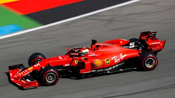 HOCKENHEIMRING, GERMANY - JULY 26: Sebastian Vettel, Ferrari SF90 during the German GP at