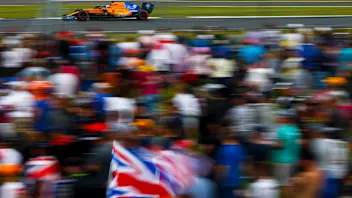 SILVERSTONE, UNITED KINGDOM - JULY 13: Carlos Sainz Jr., McLaren MCL34 during the British GP at