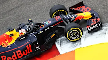 SOCHI, RUSSIA - SEPTEMBER 27: Max Verstappen of the Netherlands driving the (33) Aston Martin Red