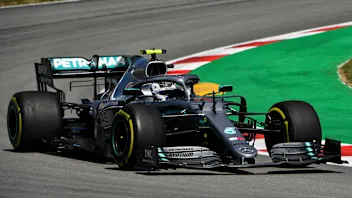 CIRCUIT DE BARCELONA-CATALUNYA, SPAIN - MAY 10: Valtteri Bottas, Mercedes AMG W10 during the