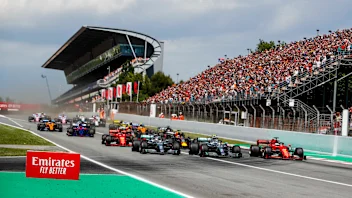 CIRCUIT DE BARCELONA-CATALUNYA, SPAIN - MAY 12: Lewis Hamilton, Mercedes AMG F1 W10, Valtteri