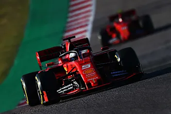 AUSTIN, TEXAS - NOVEMBER 02: Sebastian Vettel of Germany driving the (5) Scuderia Ferrari SF90