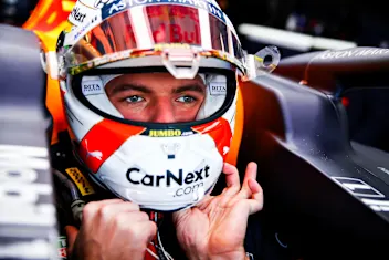 IMOLA, ITALY - OCTOBER 31: Max Verstappen of Netherlands and Red Bull Racing prepares to drive in