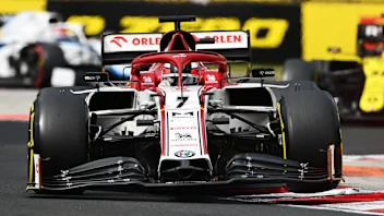 BUDAPEST, HUNGARY - JULY 19: Kimi Raikkonen of Finland driving the (7) Alfa Romeo Racing C39