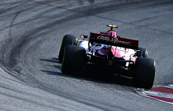 SPIELBERG, AUSTRIA - JULY 10: Antonio Giovinazzi of Italy driving the (99) Alfa Romeo Racing C39