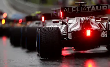 SPIELBERG, AUSTRIA - JULY 11: Daniil Kvyat of Russia driving the (26) Scuderia AlphaTauri AT01