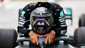 ISTANBUL, TURKEY - NOVEMBER 15: Race winner Lewis Hamilton of Great Britain and Mercedes GP