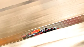 BAHRAIN, BAHRAIN - MARCH 13: Sergio Perez of Mexico driving the (11) Red Bull Racing RB16B Honda