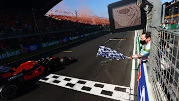 ZANDVOORT, NETHERLANDS - SEPTEMBER 05: Race winner Max Verstappen of the Netherlands driving the