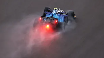 SOCHI, RUSSIA - SEPTEMBER 25: Nicholas Latifi of Canada driving the (6) Williams Racing FW43B
