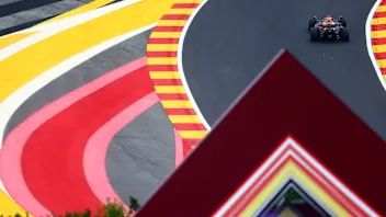 SPA, BELGIUM - AUGUST 26: Max Verstappen of the Netherlands driving the (1) Oracle Red Bull Racing