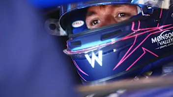 AUSTIN, TEXAS - OCTOBER 20: Alexander Albon of Thailand and Williams prepares to drive in the