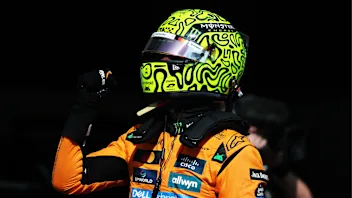 SPA, BELGIUM - JULY 26: Lando Norris of Great Britain driving the (4) McLaren MCL39 Mercedes on