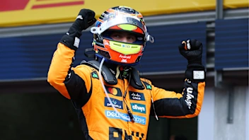 SPA, BELGIUM - JULY 27: Race winner Oscar Piastri of Australia driving the (81) McLaren MCL39