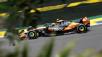 SAO PAULO, BRAZIL - NOVEMBER 07: Fans of Lando Norris of Great Britain and McLaren at the stage