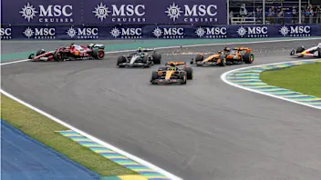 SAO PAULO, BRAZIL - NOVEMBER 09: Gabriel Bortoleto of Brazil and Stake F1 Team Kick Sauber gets out