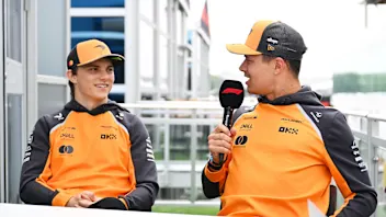 MONTREAL, QUEBEC - JUNE 12: Lando Norris of Great Britain and McLaren looks on in the Paddock