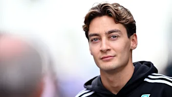 MONTREAL, QUEBEC - JUNE 12: George Russell of Great Britain and Mercedes AMG Petronas F1 Team looks