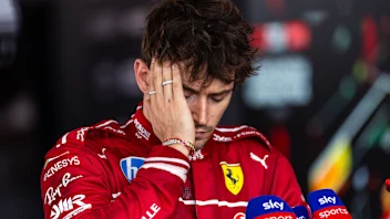 BUDAPEST, HUNGARY - AUGUST 02: Pole position qualifier Charles Leclerc of Monaco and Scuderia