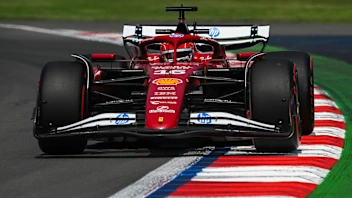 MEXICO CITY, MEXICO - OCTOBER 24: Charles Leclerc of Monaco driving the (16) Scuderia Ferrari SF-25