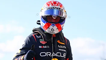 AUSTIN, TEXAS - OCTOBER 17: Sprint Pole qualifier Max Verstappen of the Netherlands and Oracle Red