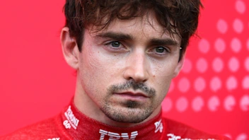 AUSTIN, TEXAS - OCTOBER 17: Charles Leclerc of Monaco and Scuderia Ferrari is interviewed during
