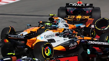 AUSTIN, TEXAS - OCTOBER 18: Lando Norris of Great Britain driving the (4) McLaren MCL39 Mercedes