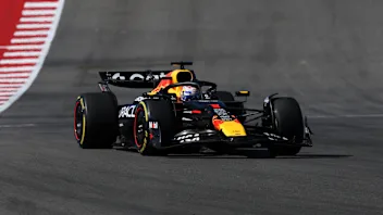 AUSTIN, TEXAS - OCTOBER 19: Max Verstappen of the Netherlands driving the (1) Oracle Red Bull
