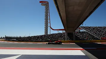 AUSTIN, TEXAS - OCTOBER 19: Max Verstappen of the Netherlands driving the (1) Oracle Red Bull
