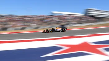 AUSTIN, TEXAS - OCTOBER 19: Max Verstappen of the Netherlands driving the (1) Oracle Red Bull