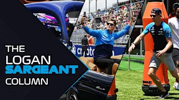 Logan Sargeant at the Miami Grand Prix