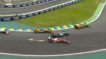 SAO PAULO, BRAZIL - NOVEMBER 09: Gabriel Bortoleto of Brazil and Stake F1 Team Kick Sauber gets out