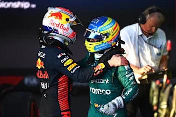 MELBOURNE, AUSTRALIA - APRIL 02: Race winner Max Verstappen of the Netherlands and Oracle Red Bull