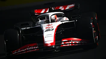 MIAMI, FLORIDA - MAY 06: Kevin Magnussen of Denmark driving the (20) Haas F1 VF-23 Ferrari on track