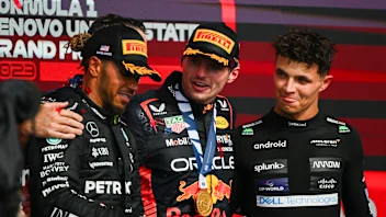 AUSTIN, TEXAS - OCTOBER 22: Race winner Max Verstappen of the Netherlands and Oracle Red Bull