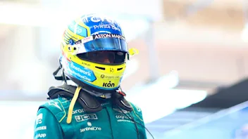 AUSTIN, TEXAS - OCTOBER 20: 15th placed qualifier Fernando Alonso of Spain and Aston Martin F1 Team