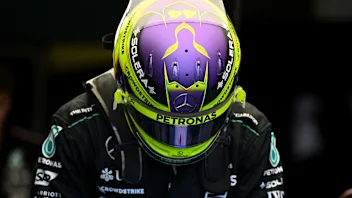 MELBOURNE, AUSTRALIA - MARCH 22: Lewis Hamilton of Great Britain and Mercedes prepares to drive in
