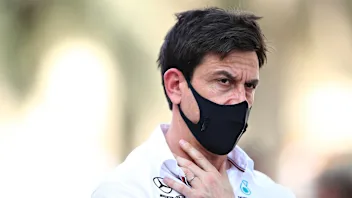 BAHRAIN, BAHRAIN - MARCH 26: Mercedes GP Executive Director Toto Wolff looks on in the Paddock