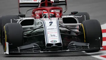 CIRCUIT DE BARCELONA-CATALUNYA, SPAIN - FEBRUARY 20: Kimi Raikkonen, Alfa Romeo Racing C38 during