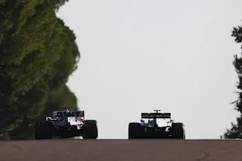 IMOLA, ITALY - OCTOBER 31: Sergio Perez of Mexico driving the (11) Racing Point RP20 Mercedes and