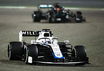 BAHRAIN, BAHRAIN - DECEMBER 06: Jack Aitken of Great Britain driving the Williams Racing FW43