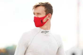 SOCHI, RUSSIA - SEPTEMBER 26: Callum Ilott of Great Britain and UNI-Virtuosi Racing prepares for