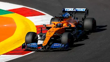 ALGARVE INTERNATIONAL CIRCUIT, PORTUGAL - OCTOBER 23: Carlos Sainz, McLaren MCL35 during the