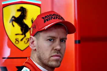 BARCELONA, SPAIN - FEBRUARY 21: Sebastian Vettel of Germany driving the (5) Scuderia Ferrari SF1000