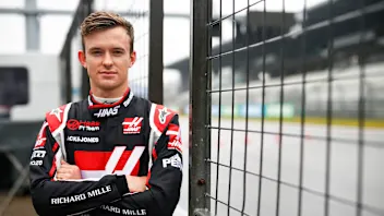 NüRBURGRING, GERMANY - OCTOBER 08: Callum Ilott, Haas F1 during the Eifel GP at Nürburgring on