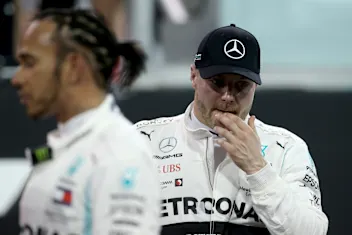 ABU DHABI, UNITED ARAB EMIRATES - NOVEMBER 30: Second placed qualifier Valtteri Bottas of Finland