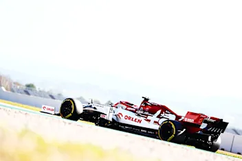 BARCELONA, SPAIN - FEBRUARY 28: Kimi Raikkonen of Finland driving the (7) Alfa Romeo Racing C39