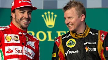 Fernando Alonso, Kimi Räikkönen, Grand Prix of Australia, Albert Park, Melbourne Grand Prix